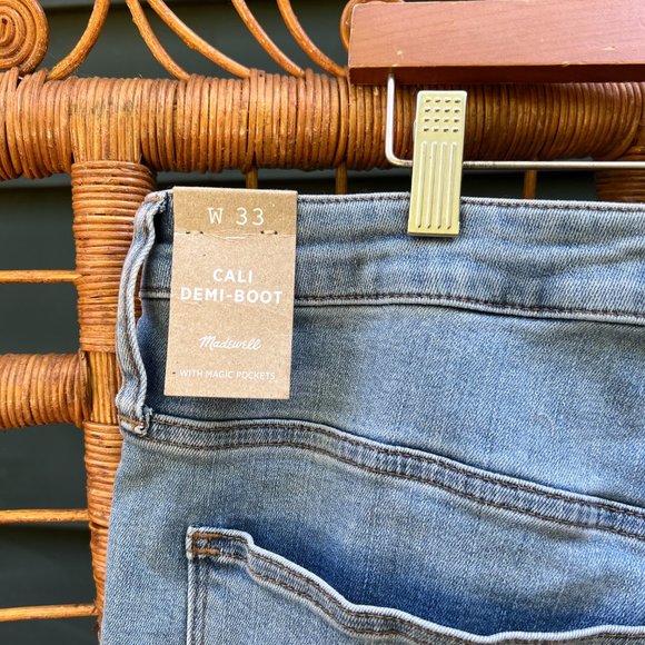 NWT Madewell Cali Demi Boot in Bromfield Wash Size 33 - Picture 6 of 9